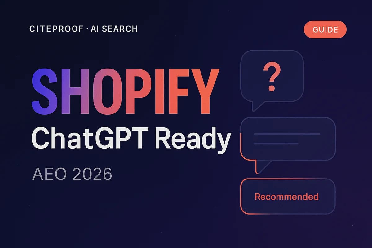 AEO for Shopify: How to Get Found by ChatGPT in 2026