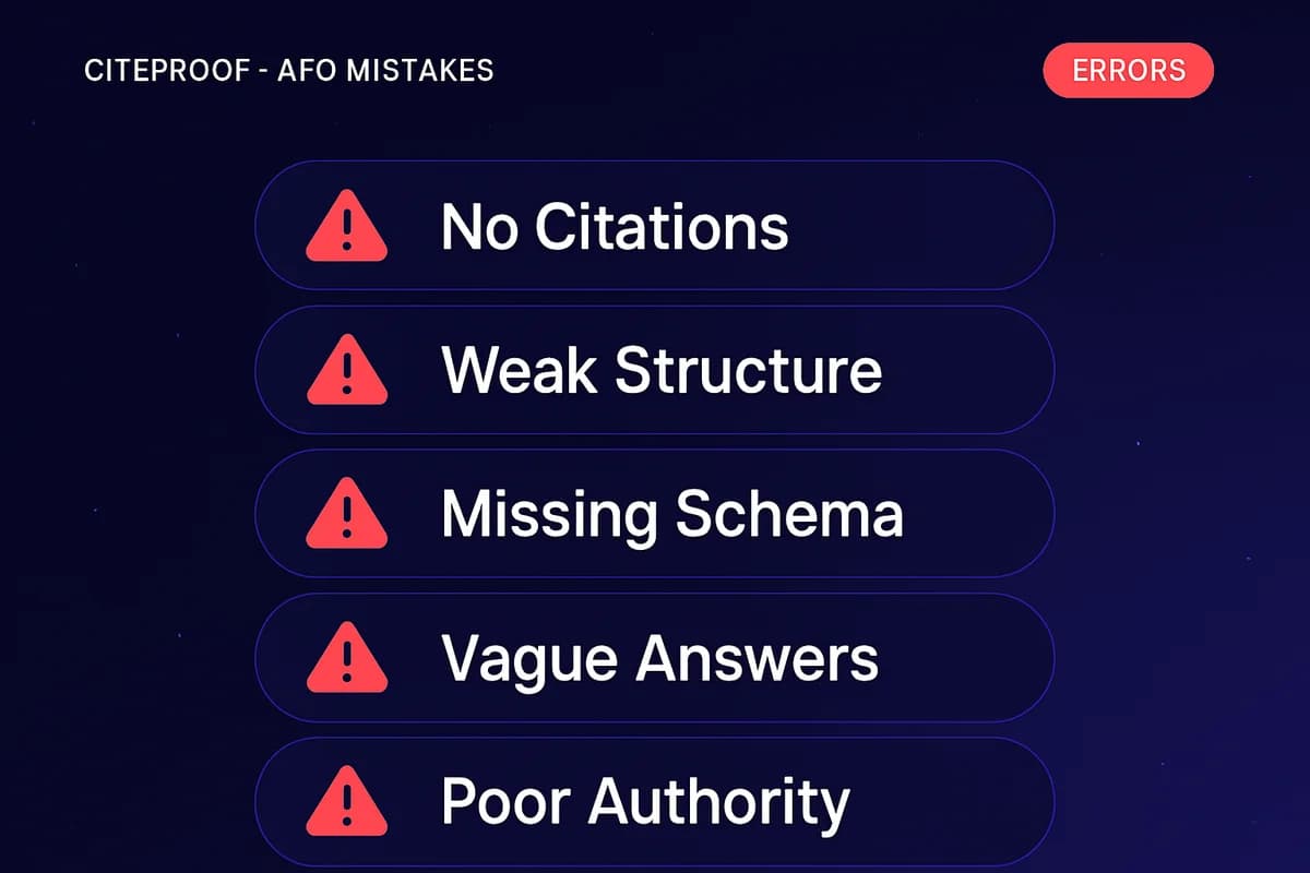 AEO for Shopify: How to Get Found by ChatGPT in 2026 — gli errori comuni