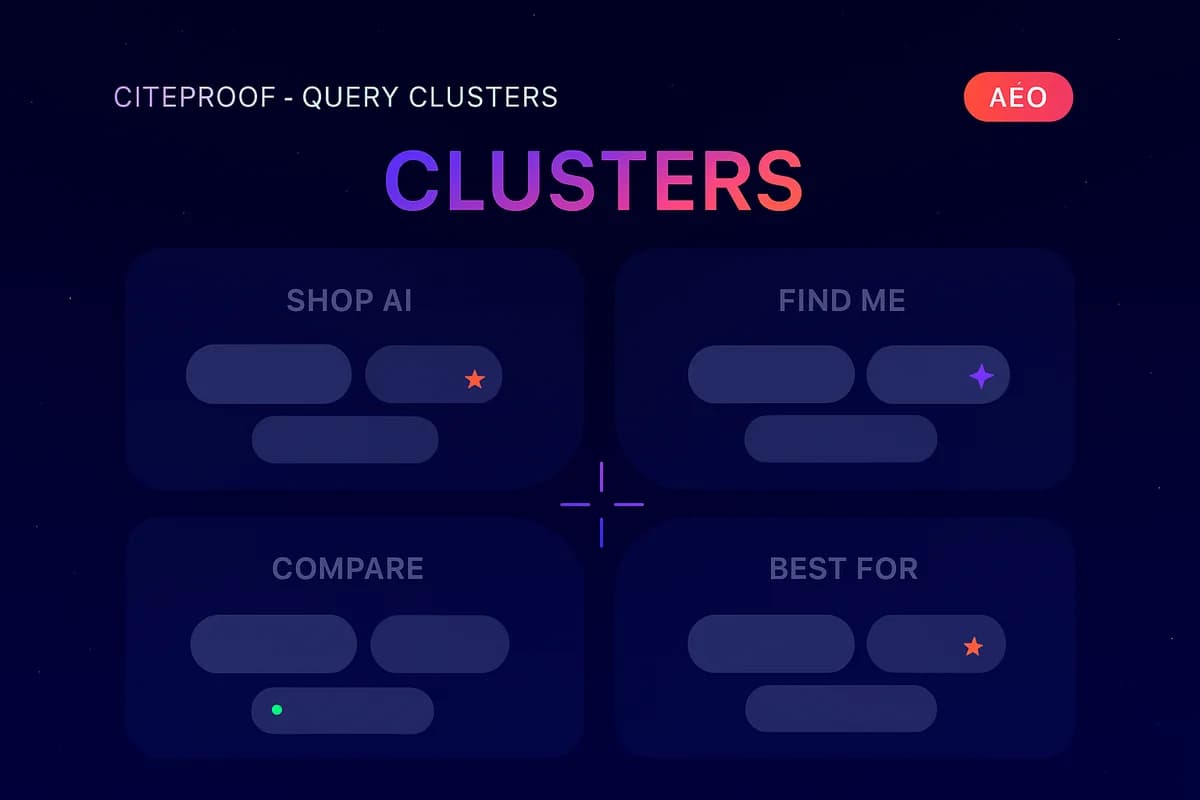 AEO for Shopify: How to Get Found by ChatGPT in 2026 — i cluster di query