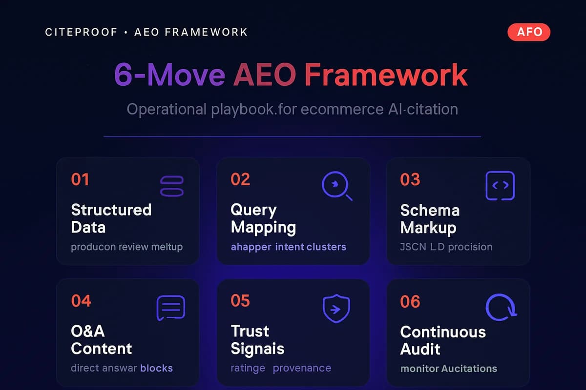 The six moves to build AEO into ecommerce operations