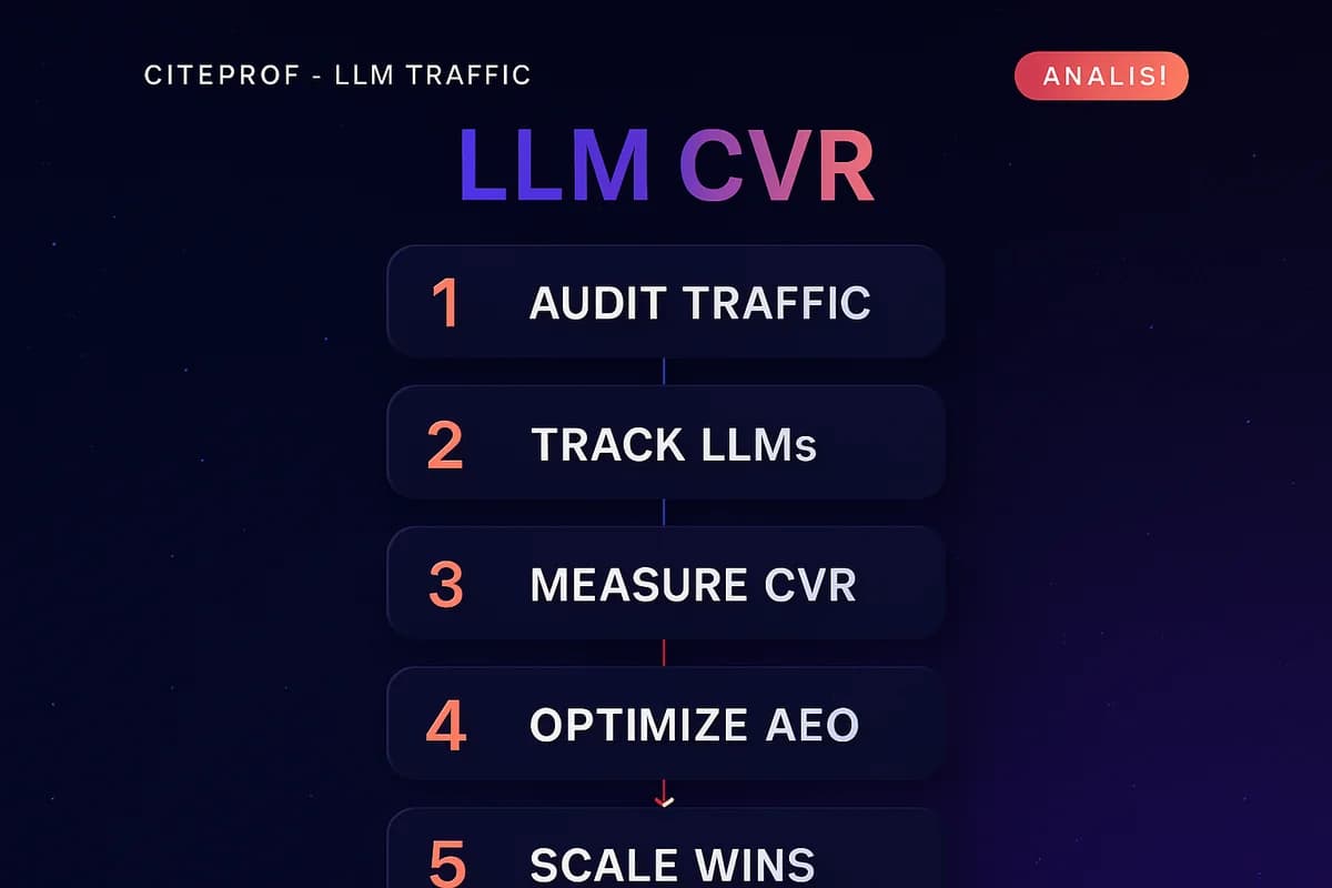 LLM Traffic Converts Better Than Organic: ChatGPT, Perplexity, Gemini Data — il framework operativo
