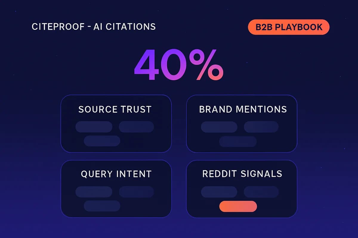 Why Reddit Owns 40% of AI Citations — B2B Playbook for 2026 — i cluster di query