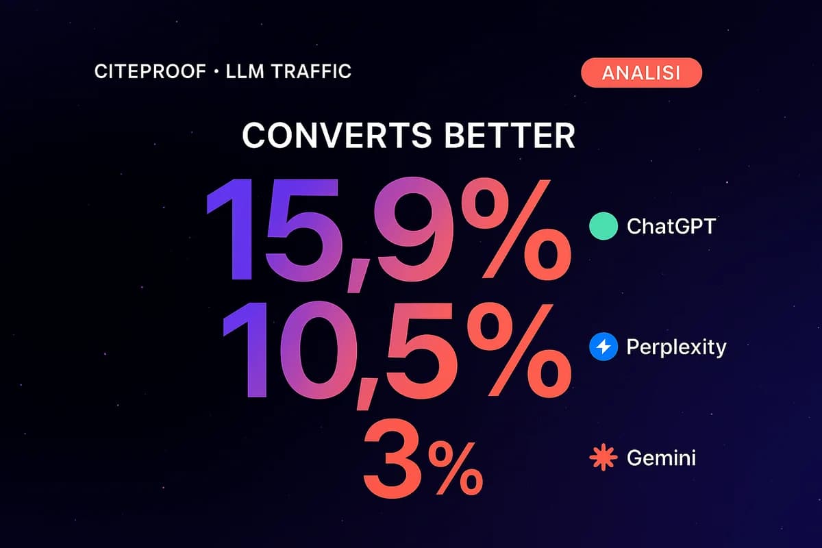 LLM Traffic Converts Better Than Organic: ChatGPT, Perplexity, Gemini Data